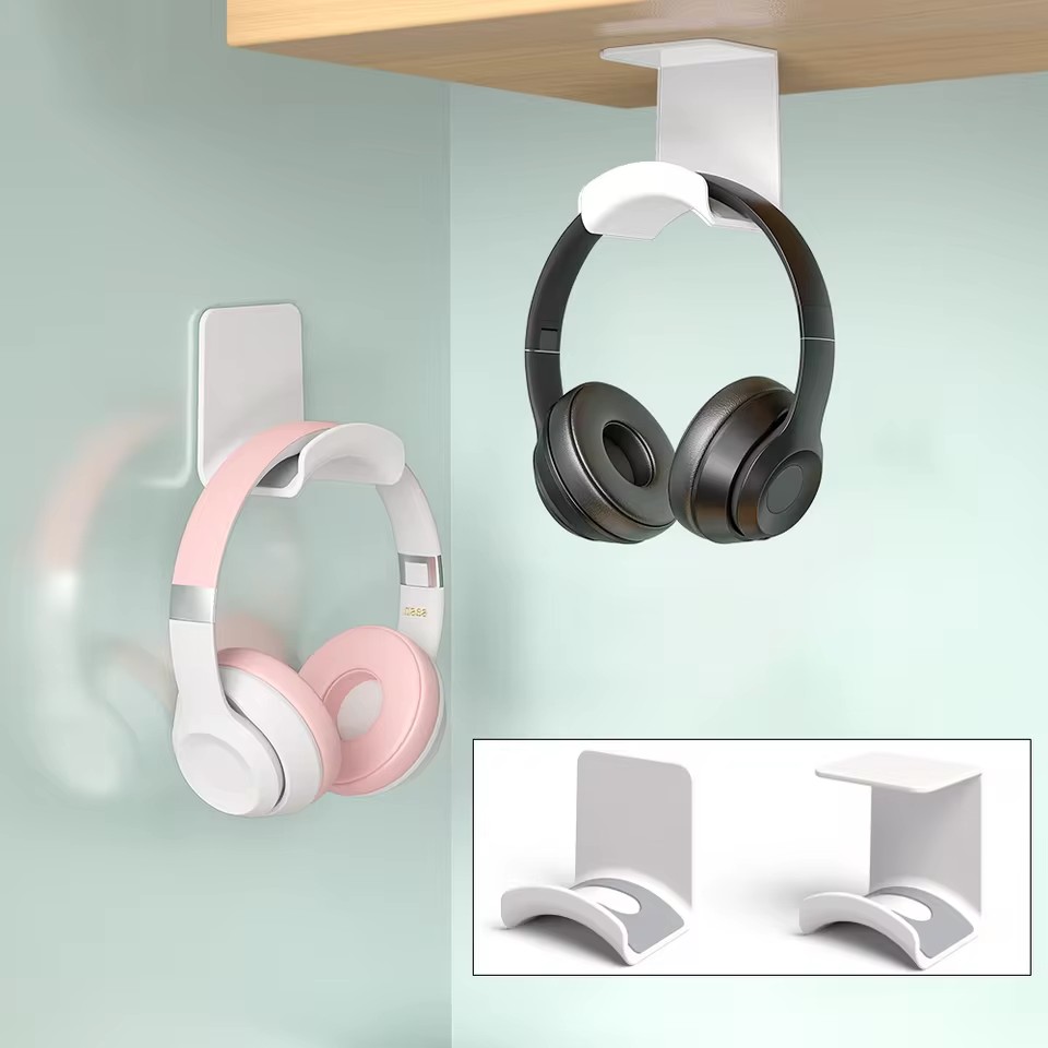Gaming Headset - 범용 헤드폰 스탠드 접착식 플라스틱 벽걸이형