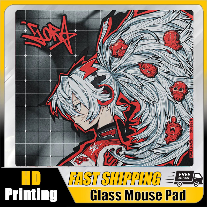 Fps Gaming Mouse - W-Wallhack SP-004 글래스 마우스 패드 드리프트