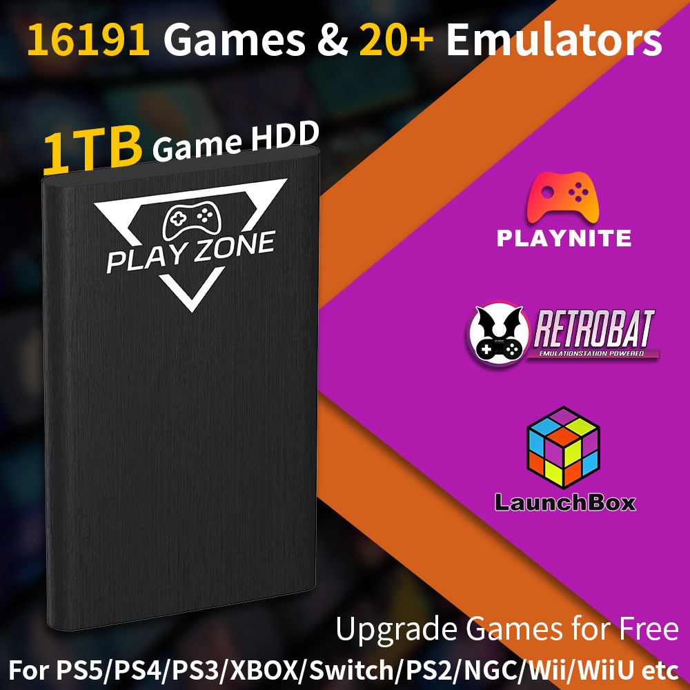 Pc Gaming Aaa - 플레이존 1TB 휴대용 게임용 HDD (PS5/PS4/XBOX/PS3/스위치/PS2