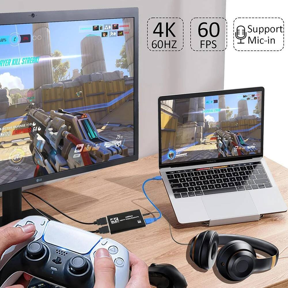 4K HDMI-USB 3.0 호환 1080P@60Hz  - Pc Gaming Games 리뷰 및 가격