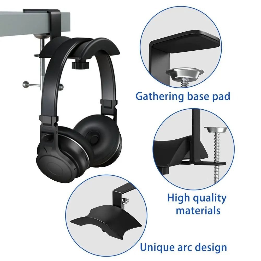 크리 에이 티브 메탈 헤드폰 스탠드 블랙 안정적인 미끄 - Gaming Headset 리뷰 및 가격