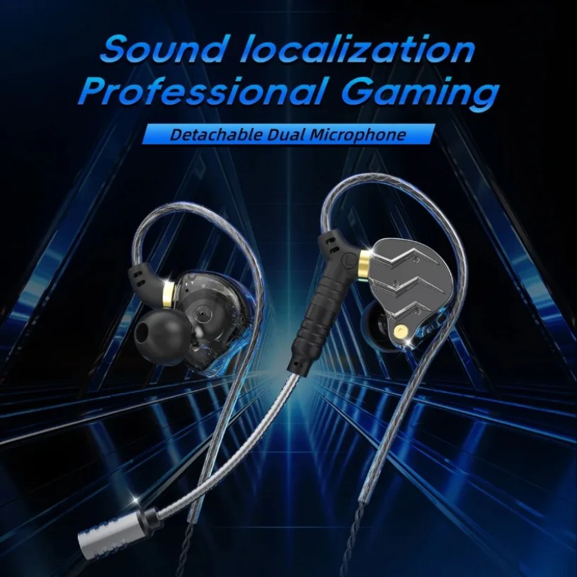 마이크가 있는 이어버드 유선 게이밍 분리형 붐 마이크  - Pc Gaming Earphones 리뷰 및 가격