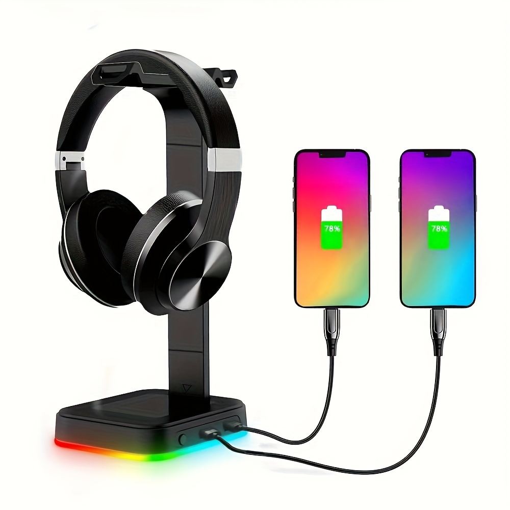 게이밍 헤드셋 스탠드, 속도 조절 가능 RGB 색상 변 - Gaming Headset 리뷰 및 가격