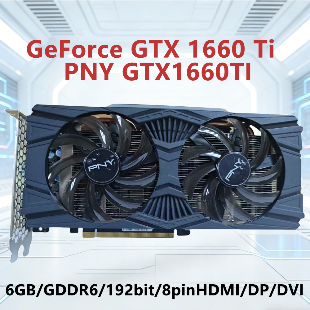 PNY GeForce GTX 1660 Ti 6GB GD - Pc Gaming Ff 리뷰 및 가격