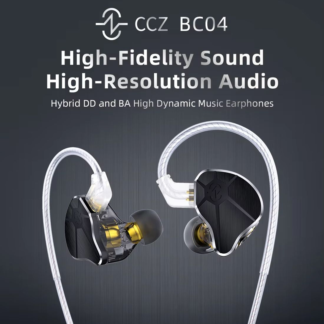 CCZ BC04 1DD+1BA 하이브리드 IEM 헤드폰 - Pc Gaming Earphones 리뷰 및 가격