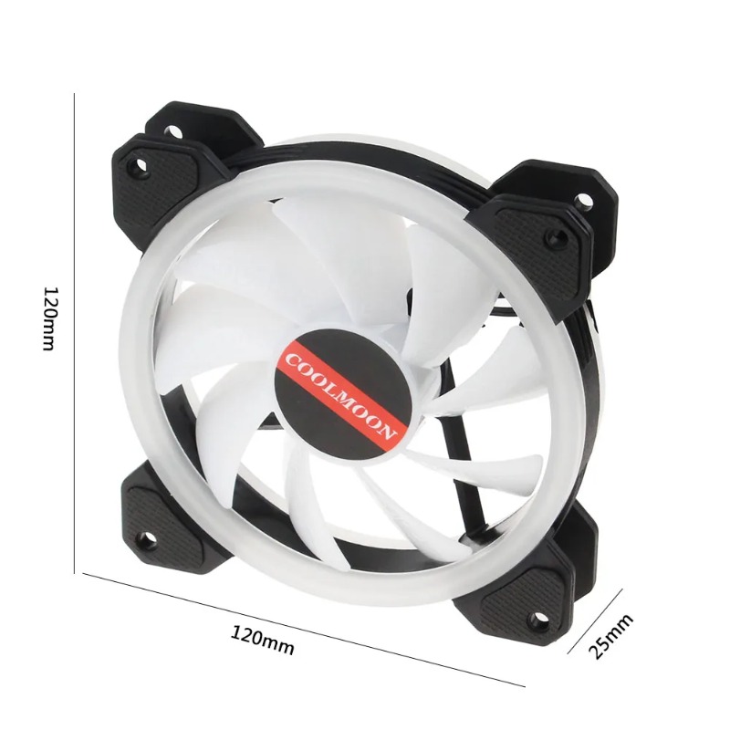 120mm RGB 저소음 조절 가능 PC 쿨링 팬 IR - Pc Gaming Ff 리뷰 및 가격