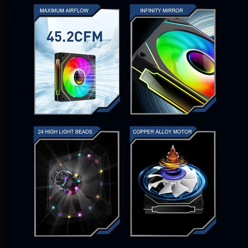 프리즘 4 프로 120mm PWM ARGB 케이스 팬  - Pc Gaming Ff 리뷰 및 가격