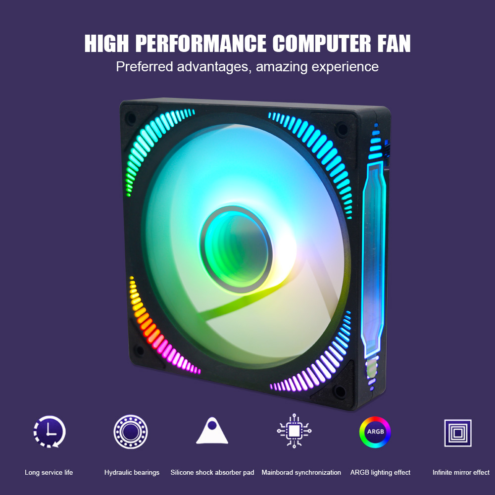 만무 고품질 팬 120mm 6핀 PC 케이스 쿨링 팬  - Pc Gaming Ff 리뷰 및 가격