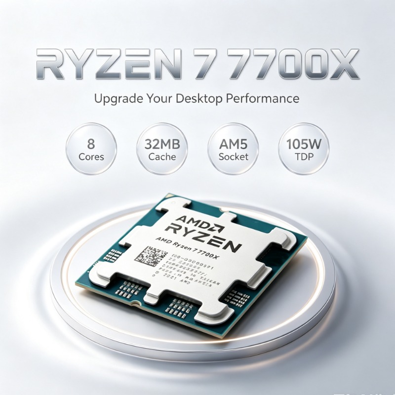 고성능 게이밍 프로세서 AMD 7700X (쿨러 미포함 - Pc Gaming Games 리뷰 및 가격