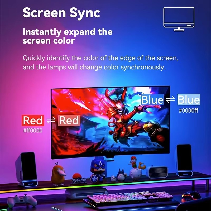 RGB 게이밍 조명 스트립 모니터 백라이트 LED 디스 - Pc Gaming Games 리뷰 및 가격