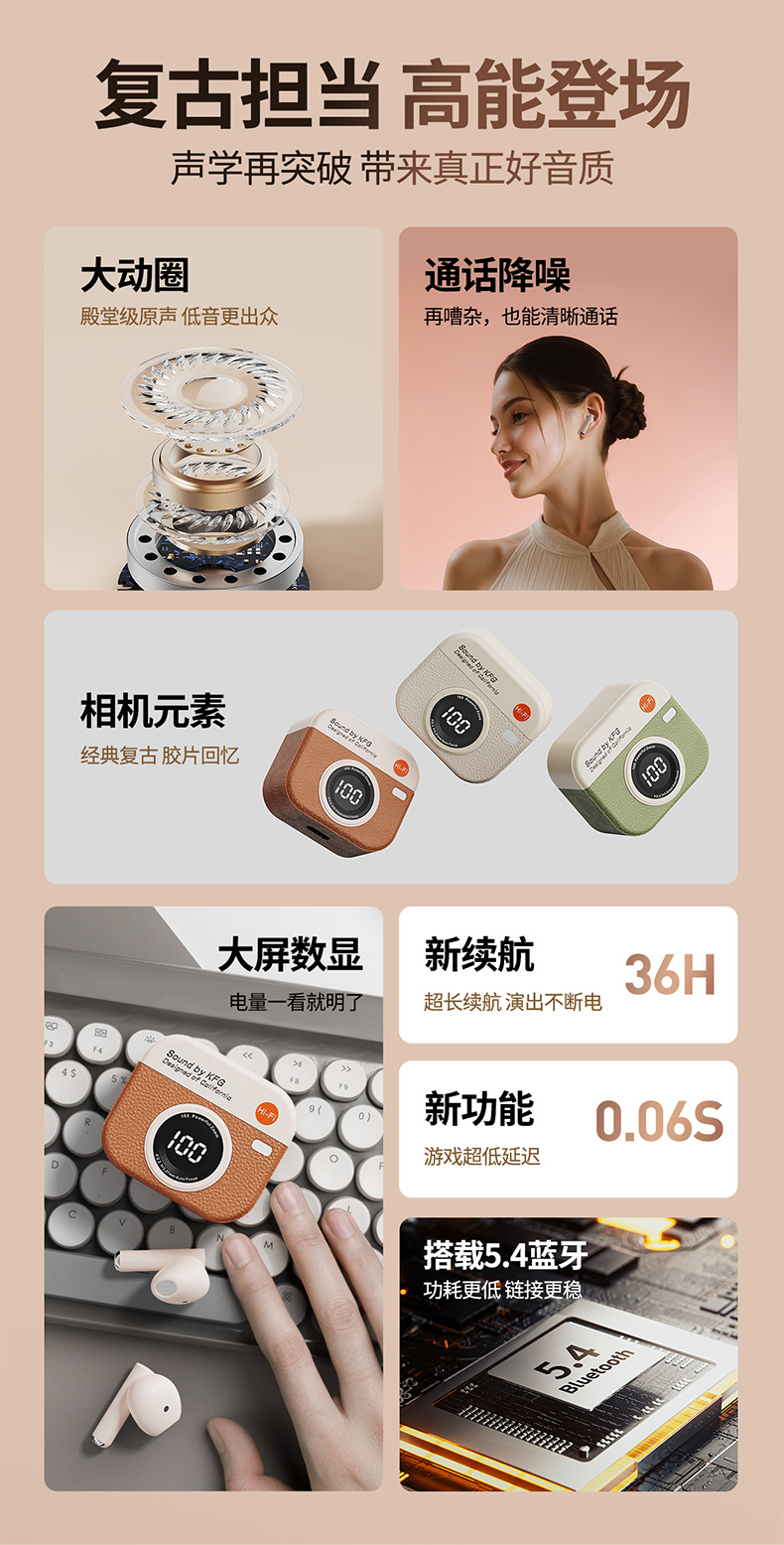 Q86 블루투스 5.3 무선 헤드폰 파워 LED 디지털 - Pc Gaming Earphones 리뷰 및 가격