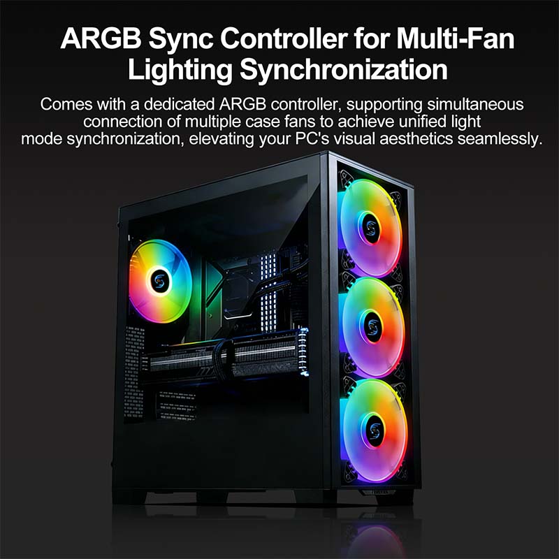 120mm ARGB PWM 케이스 팬, 4핀, 주소 지 - Pc Gaming Ff 리뷰 및 가격