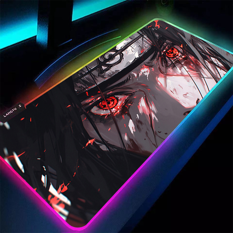 RGB 마우스 패드 90x40cm 나루토 이타치 우치하 - Pc Gaming Naruto 리뷰 및 가격