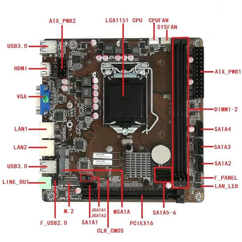 B365 미니-ITX 마더보드 LGA 1151 6베이  - Pc Gaming Ff 리뷰 및 가격