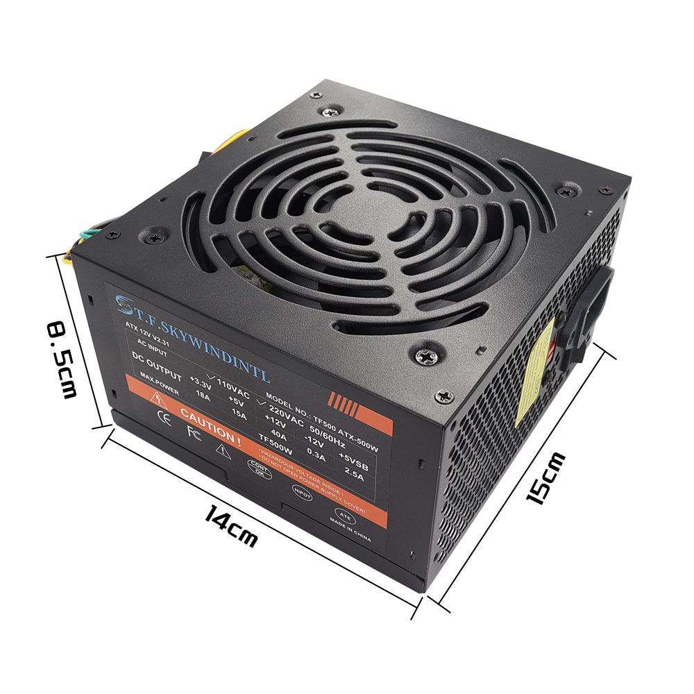 저렴한 500W 블랙 ATX 데스크탑 게이밍 PC 파워 - Pc Gaming Ff 리뷰 및 가격
