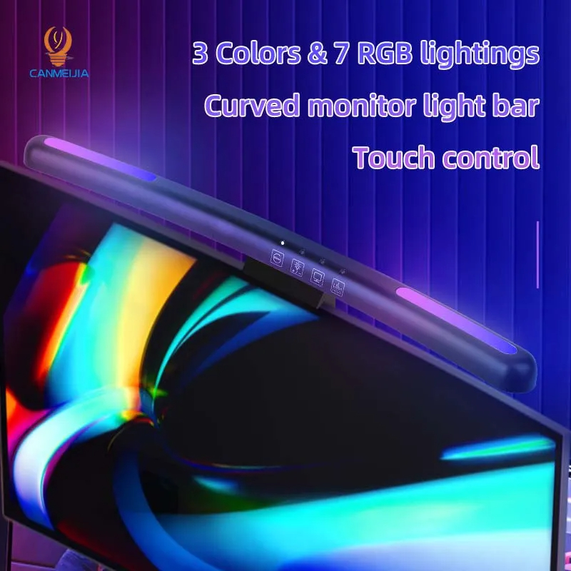 곡선 LED 모니터 라이트 바, USB RGB PC 스 - Pc Gaming Games 리뷰 및 가격
